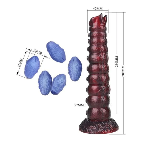 Power Monsters Voidclaw Brute opblaasbare siliconen dildo 29 cm