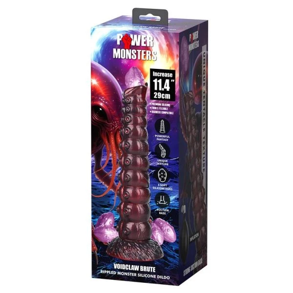 Power Monsters Voidclaw Brute opblaasbare siliconen dildo 29 cm