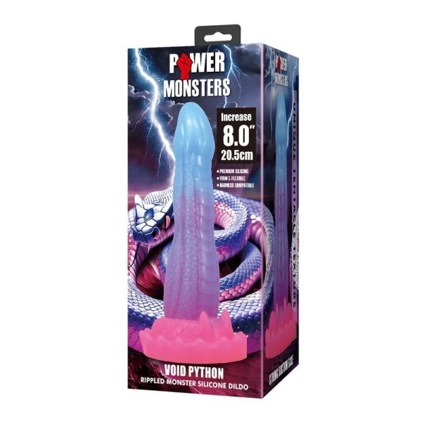 Power Monsters Fantasy-Dildo Void Python met zuignap 20,5 cm