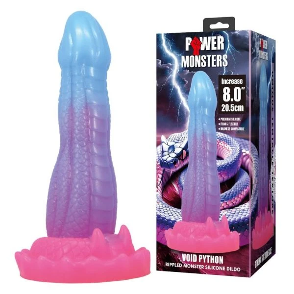 Power Monsters Fantasy-Dildo Void Python met zuignap 20,5 cm