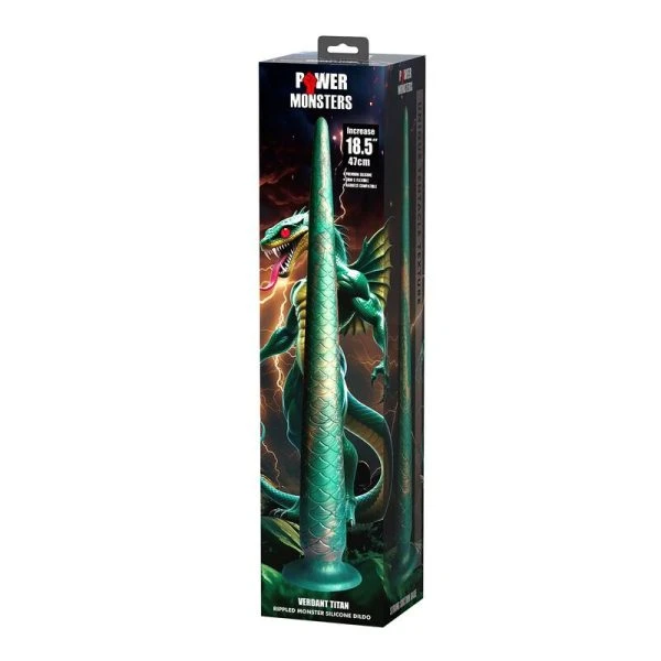 Power Monsters Wildwyrm Tail Bicolor Fantasy Silikon-Dildo 47 cm Power Monsters Wildwyrm Tail Bicolor Fantasy Silikon-Dildo 47 cm