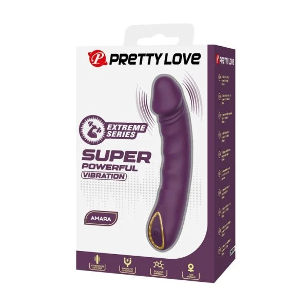 Pretty Love Amara Vibrator met 10 functies, oplaadbaar, paars