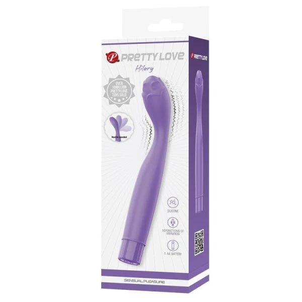 Pretty Love Henry Flexibele G-spot vibrator met 10 standen, paars Pretty Love Henry Flexibele G-spot vibrator met 10 standen, paars