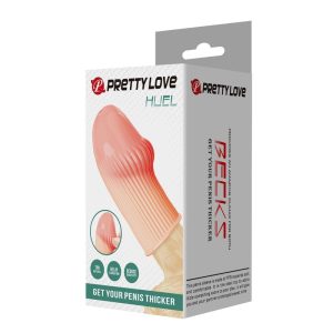 Pretty Love Penishuls Huel voor vergroting van de omtrek, vleeskleurig Pretty Love Penishuls Huel voor vergroting van de omtrek, vleeskleurig - Afbeelding 3