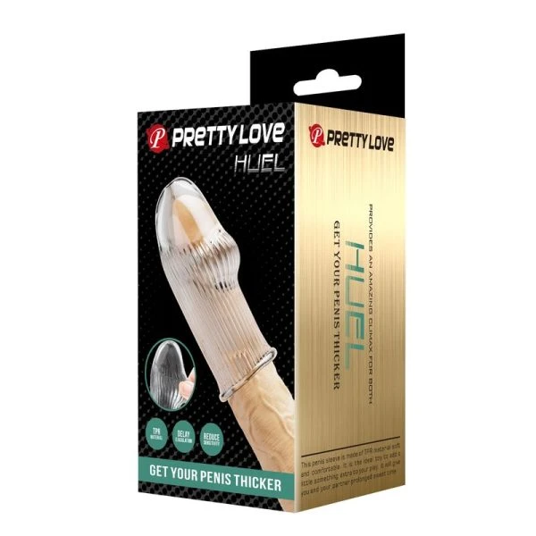 Pretty Love Penishuls Huel voor meer omvang transparant Pretty Love Penishuls Huel voor meer omvang transparant
