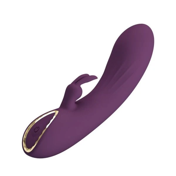 Pretty Love Landyn Konijnenvibrator met clitorisstimulator, paars