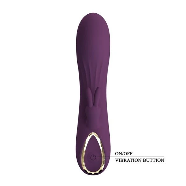 Pretty Love Landyn Konijnenvibrator met clitorisstimulator, paars