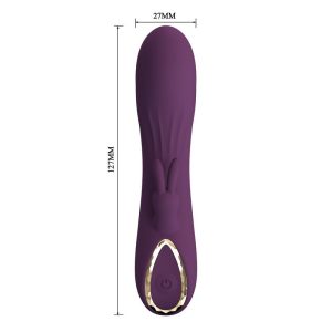 Pretty Love Landyn Konijnenvibrator met clitorisstimulator, paars Pretty Love Landyn Konijnenvibrator met clitorisstimulator, paars - Afbeelding 9