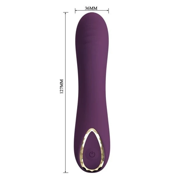 Pretty Love Lloyde Vibrator oplaadbaar 10 functies paars siliconen