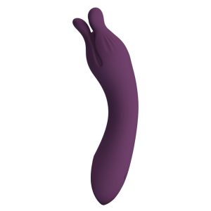 Pretty Love Lunao Oplaadbare G-Punt Vibrator met Dubbele Puntkop, Paars Pretty Love Lunao Oplaadbare G-Punt Vibrator met Dubbele Puntkop, Paars - Afbeelding 4