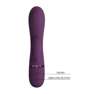 Pretty Love Margie oplaadbare konijnenvibrator met clitorisstimulator, paars Pretty Love Margie oplaadbare konijnenvibrator met clitorisstimulator, paars - Afbeelding 4