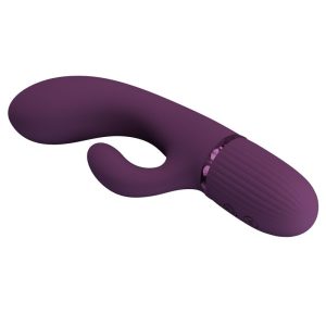Pretty Love Margie oplaadbare konijnenvibrator met clitorisstimulator, paars Pretty Love Margie oplaadbare konijnenvibrator met clitorisstimulator, paars - Afbeelding 5