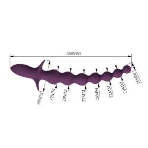 Pretty Love Anale Vibrator Madison met 10 functies, siliconen, paars Pretty Love Anale Vibrator Madison met 10 functies, siliconen, paars - Afbeelding 6