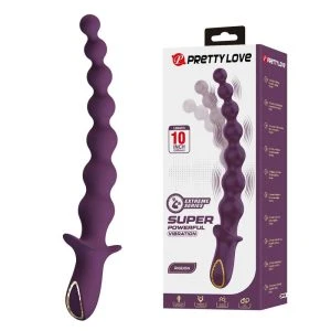 Pretty Love Anale Vibrator Madison met 10 functies, siliconen, paars