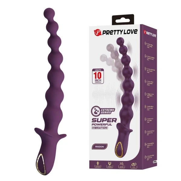 Pretty Love Anale Vibrator Madison met 10 functies, siliconen, paars