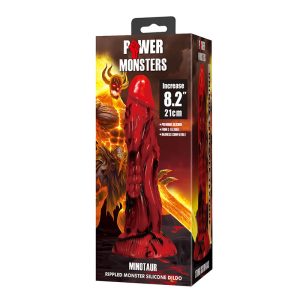 Power Monsters Minotaur Fantasy Silicone Dildo met Zuignap 21 cm rood-zwart Power Monsters Minotaur Fantasy Silicone Dildo met Zuignap 21 cm rood-zwart - Afbeelding 6