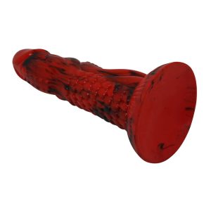 Power Monsters Minotaur Fantasy Silicone Dildo met Zuignap 21 cm rood-zwart Power Monsters Minotaur Fantasy Silicone Dildo met Zuignap 21 cm rood-zwart - Afbeelding 3