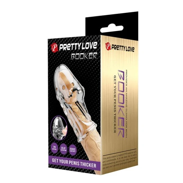 Pretty Love Rocker Penishuls transparant – voor meer omvang en stimulatie