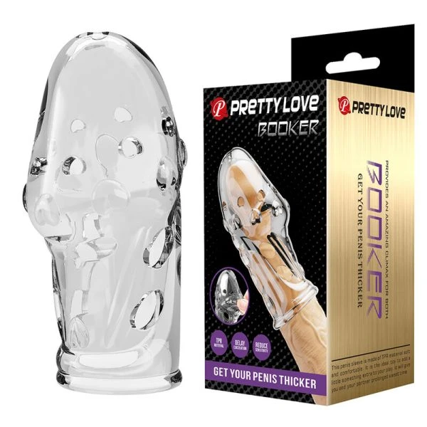 Pretty Love Rocker Penishuls transparant – voor meer omvang en stimulatie