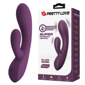 Pretty Love Rosolyn Oplaadbare Konijnenvibrator met 10 functies, paars Pretty Love Rosolyn Oplaadbare Konijnenvibrator met 10 functies, paars - Afbeelding 1