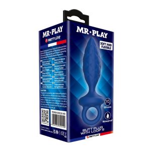 Mr Play Strukturierter Analplug mit Ring aus Silikon Blau S Mr Play Strukturierter Analplug mit Ring aus Silikon Blau S – Bild 3