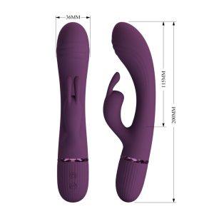 Pretty Love Rabbit-Vibrator Rocco met 10 functies en G-puntstimulatie, Paars Pretty Love Rabbit-Vibrator Rocco met 10 functies en G-puntstimulatie, Paars - Afbeelding 10