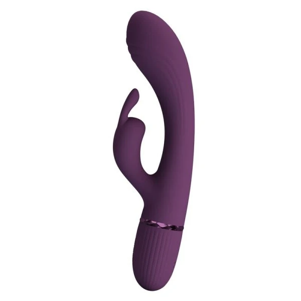 Pretty Love Rabbit-Vibrator Rocco met 10 functies en G-puntstimulatie, Paars