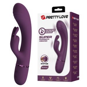 Pretty Love Rabbit-Vibrator Rocco met 10 functies en G-puntstimulatie, Paars Pretty Love Rabbit-Vibrator Rocco met 10 functies en G-puntstimulatie, Paars - Afbeelding 1
