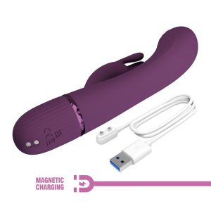 Pretty Love Rabbit-Vibrator Rocco met 10 functies en G-puntstimulatie, Paars Pretty Love Rabbit-Vibrator Rocco met 10 functies en G-puntstimulatie, Paars - Afbeelding 9