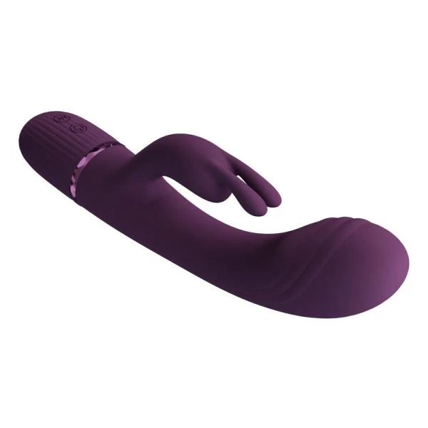 Pretty Love Rabbit-Vibrator Rocco met 10 functies en G-puntstimulatie, Paars