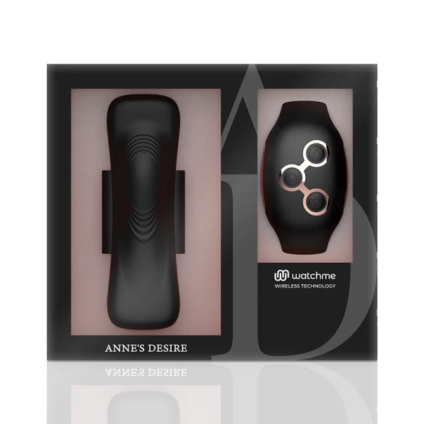 Anne´s Desire Panty Pleasure Vibrator met Watchme-technologie Zwart/Goud Anne´s Desire Panty Pleasure Vibrator met Watchme-technologie Zwart/Goud