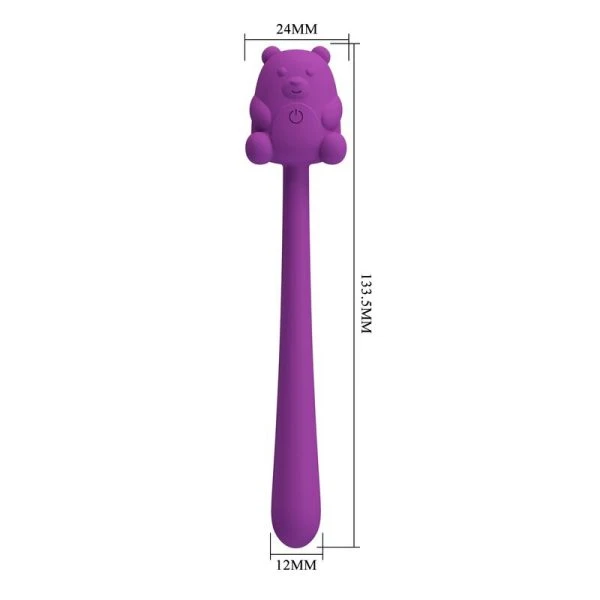 Pretty Love Oplaadbare Vibrator Berenvorm Silicone