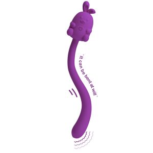 Pretty Love flexibele hazenvibrator Cute Bunny Flirtstick USB-paars Pretty Love flexibele hazenvibrator Cute Bunny Flirtstick USB-paars - Afbeelding 5