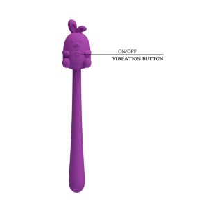 Pretty Love flexibele hazenvibrator Cute Bunny Flirtstick USB-paars Pretty Love flexibele hazenvibrator Cute Bunny Flirtstick USB-paars - Afbeelding 2