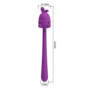 Pretty Love flexibele hazenvibrator Cute Bunny Flirtstick USB-paars Pretty Love flexibele hazenvibrator Cute Bunny Flirtstick USB-paars - Afbeelding 9