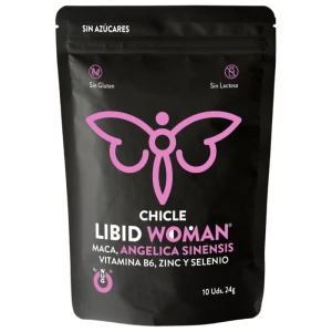 Wug Libid Woman Chewing Gum with Maca, Ginseng and Zinc for Female Vitality