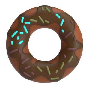 Pretty Love Super Donut Penisring bruin met hagelslag Pretty Love Super Donut Penisring bruin met hagelslag - Afbeelding 1