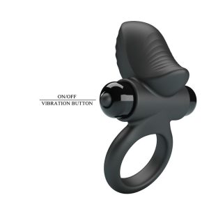 Pretty Love Adrien vibrerende penisring met 10 functies, siliconen, zwart Pretty Love Adrien vibrerende penisring met 10 functies, siliconen, zwart - Afbeelding 2