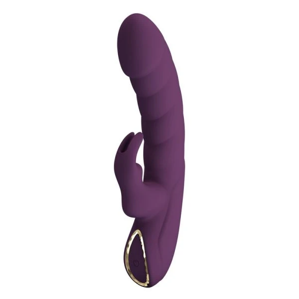 Pretty Love Harper Herlaadbare Haasvibrator met G-Punt- en Clitorisstimulatie