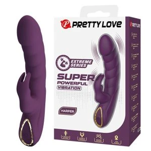 Pretty Love Harper Wiederaufladbarer Hasenvibrator mit G-Punkt- und Klitorisstimulation