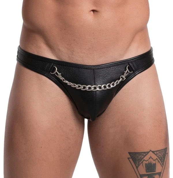 Svenjoyment Heren Rio Riostring kunstlederen zwart Svenjoyment Heren Rio Riostring kunstlederen zwart