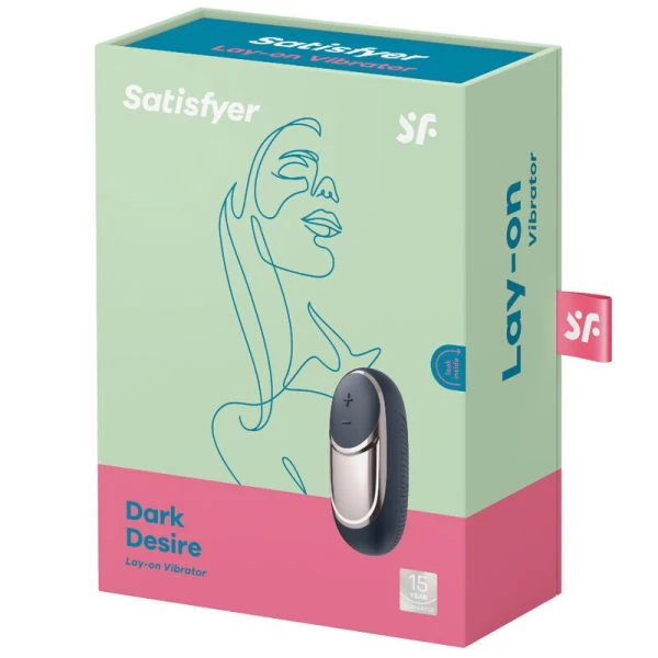 Satisfyer Dark Desire Opgelijkvibrator met 15 programma's