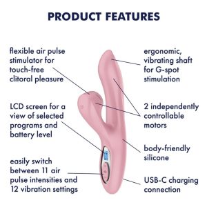 Satisfyer Pro G-Spot Rabbit 2020 Edition G-Punt Vibrator met Drukwellen Satisfyer Pro G-Spot Rabbit 2020 Edition G-Punt Vibrator met Drukwellen - Afbeelding 7