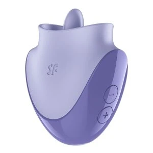 Satisfyer Tongue Dancer Clitoral Vibrator with Tongue Stimulation and Vibration Lilac