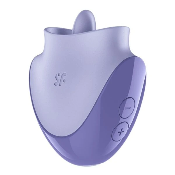Satisfyer Tongue Dancer Opgelegvibrator met tongstimulatie en vibratie Lilac
