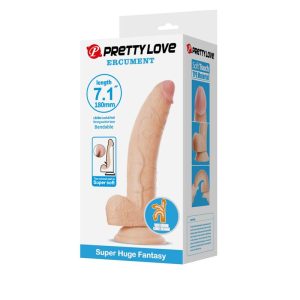 Pretty Love Ellcument Realistische Dildo 18 cm Ø 4,5 cm TPE natuur Pretty Love Ellcument Realistische Dildo 18 cm Ø 4,5 cm TPE natuur - Afbeelding 3