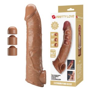 Pretty Love verstelbare penisverlengingshoes 26 cm met zuignap bruin Pretty Love verstelbare penisverlengingshoes 26 cm met zuignap bruin - Afbeelding 1