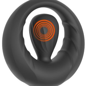 Rebel Cock Ring met Vibro-stimulator, siliconen, zwart Rebel Cock Ring met Vibro-stimulator, siliconen, zwart - Afbeelding 5