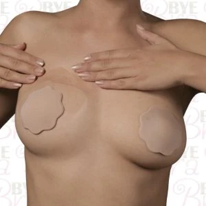 Bye Bra Borstlift-tape met siliconen tepelbedekkingen D/F