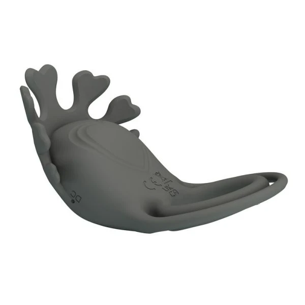 Pretty Love Master Ring Silicone-penisring met stimulator zwart